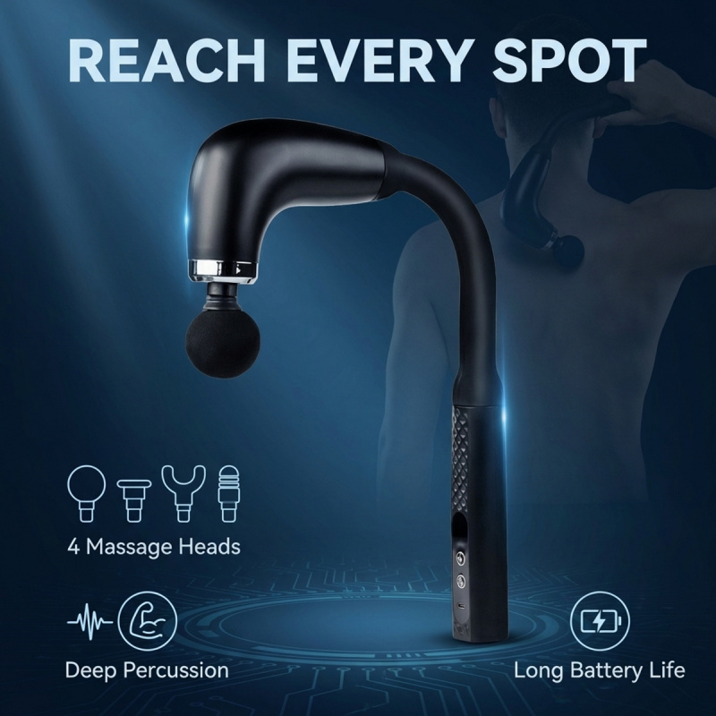 Massage Gun - Electric Muscle Massage Gun with 4