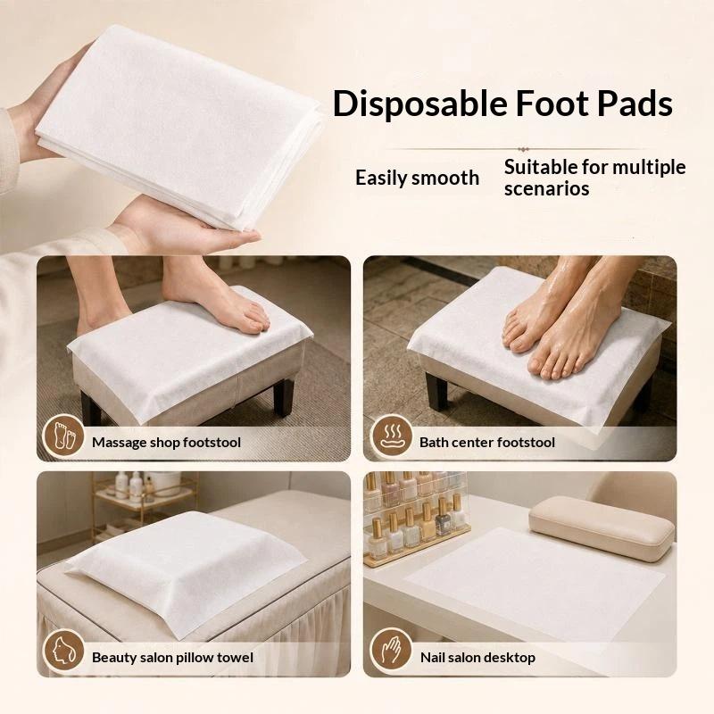 Foot Spa - 100Pcs Disposable Woven Fabric Pillow Towel