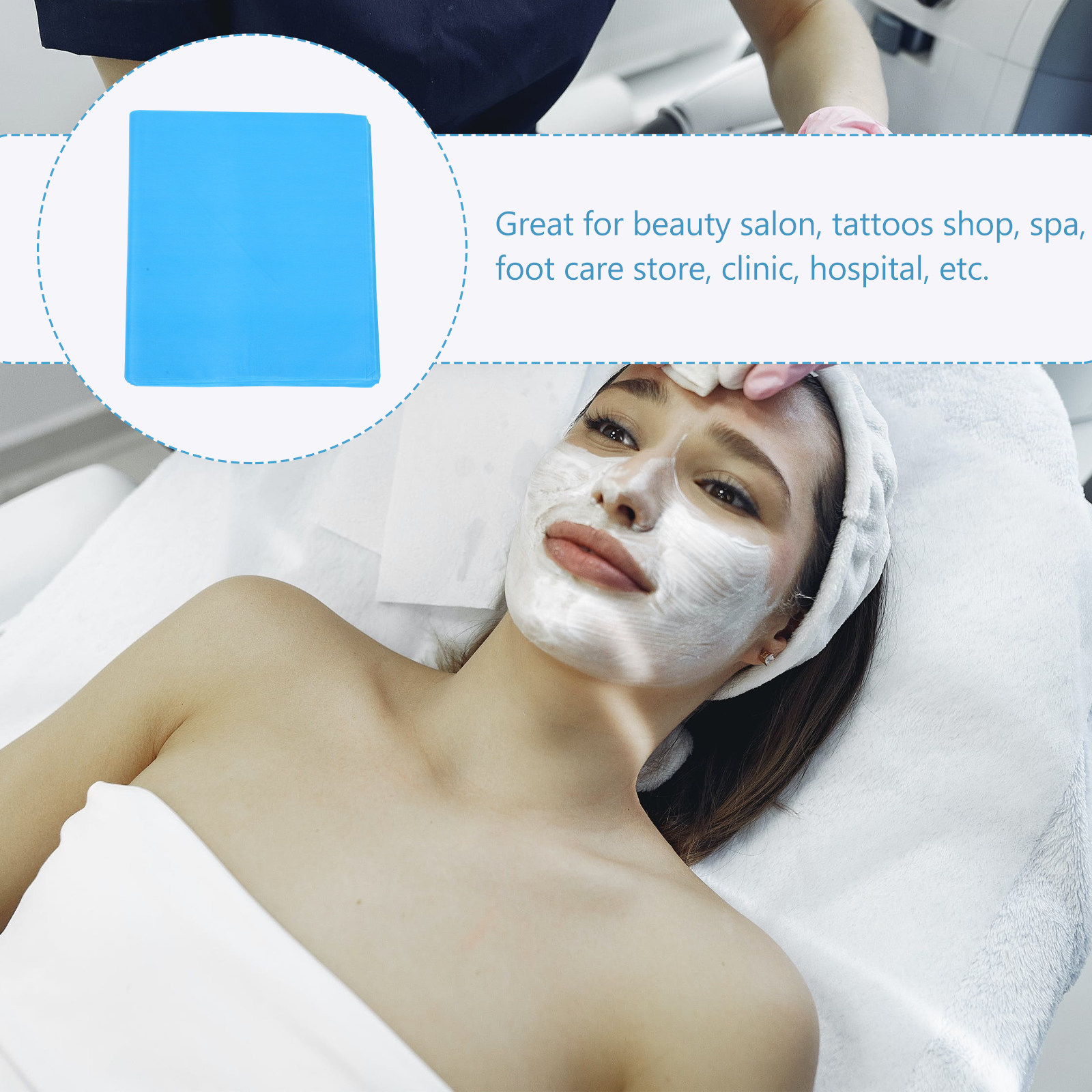 100 Sheets Disposable Foot Tow - Foot Spa recension och pris