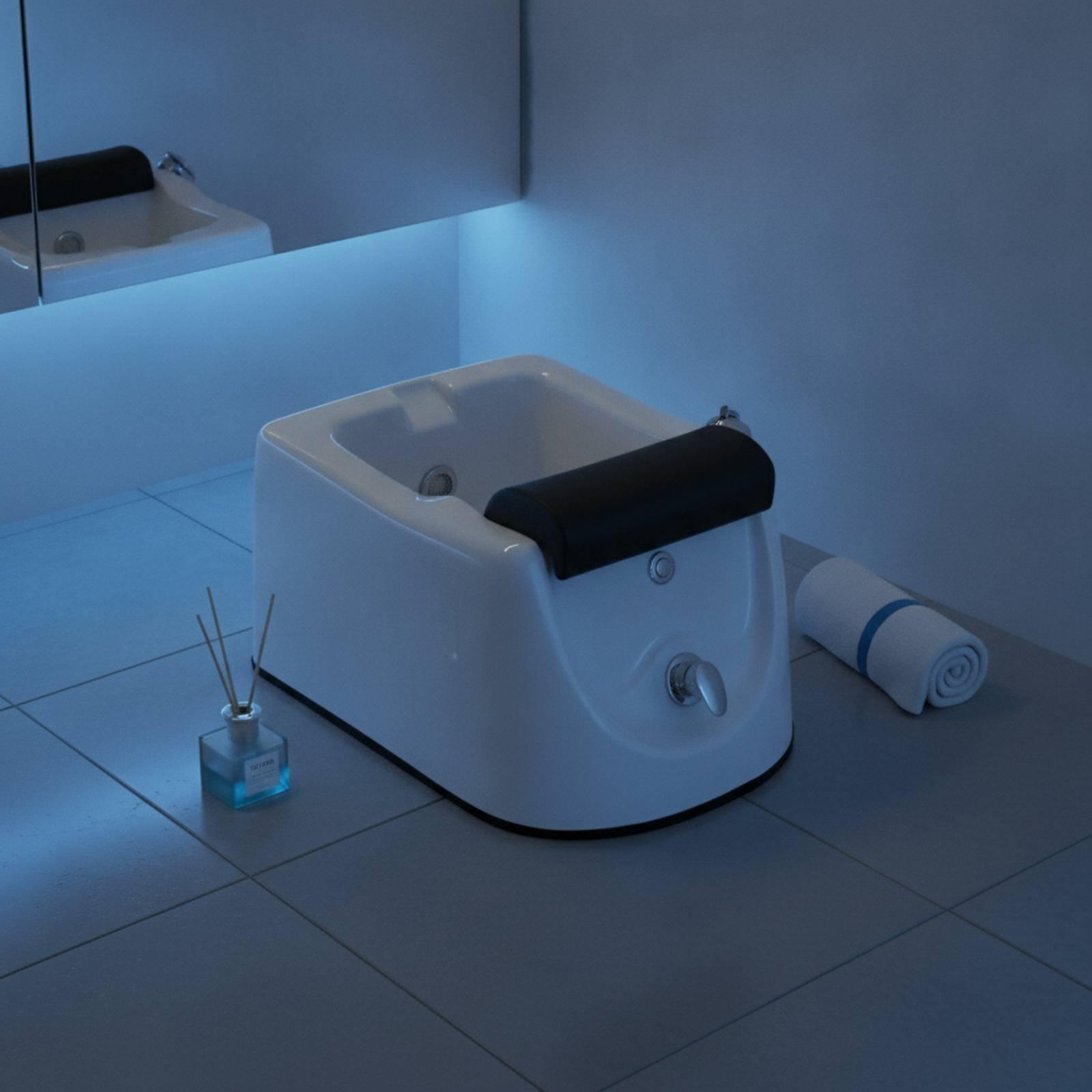 Foot Bath Basin with Footrest  - Foot Spa recension och pris