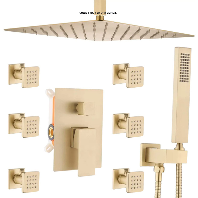 Brushed Gold 16Inch Ceiling Ra - Body Brush recension och pris