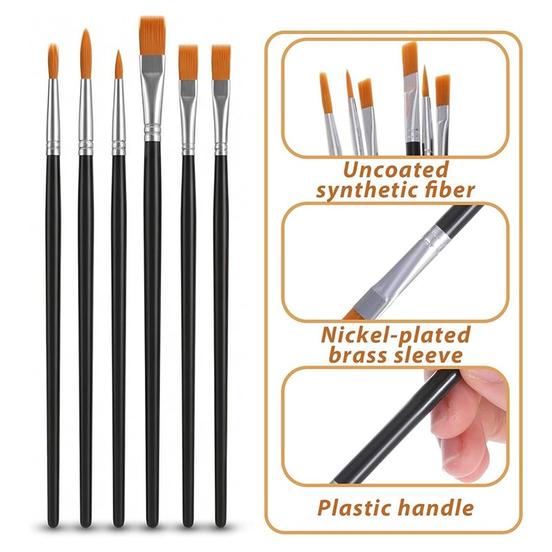 ABGH-12Pcs Face Painting Brush - Body Brush recension och pris